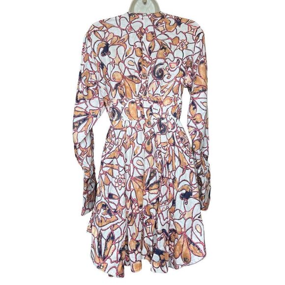 A.L.C. Salina Floral Linen Mini Dress NWT Size 4 - Picture 6 of 10